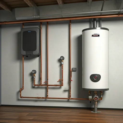 Tankless water heater install