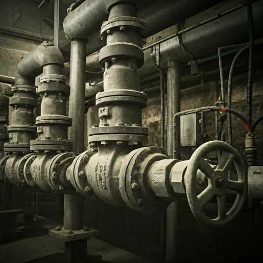 Industrial piping and valve systems